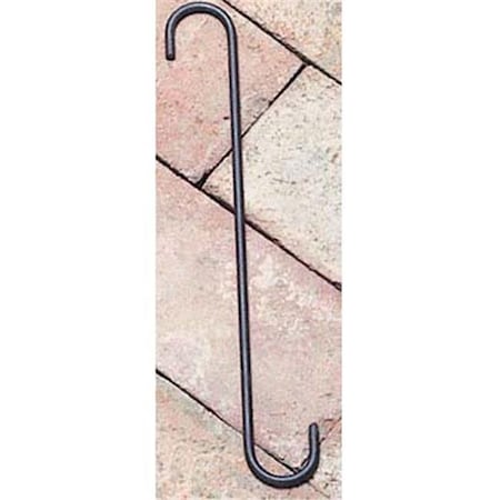 Village Wrought Iron Village Wrought Iron SH-10-A 10 in. S-Hook with 1 in. Openings - Black SH-10-A